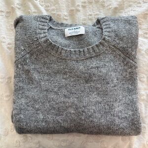 Old Navy Heather Gray Crew Neck Sweater